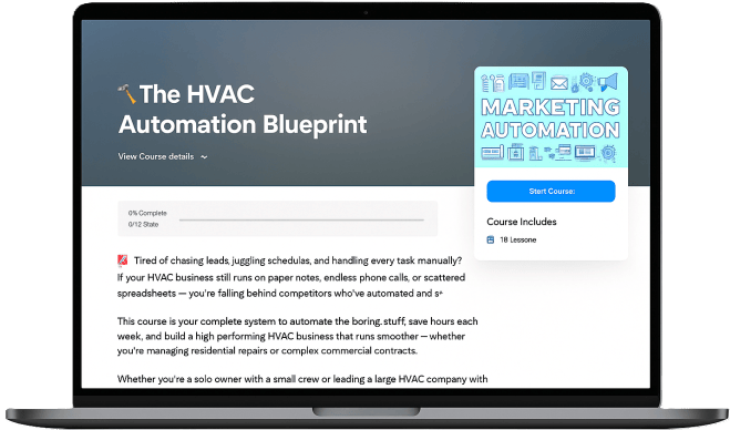 Marketing Automation Course Laptop